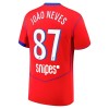 Oficiální Fotbalový Dres Paris Saint-Germain Joao Neves 87 Třetí 2025-26 pro Muži